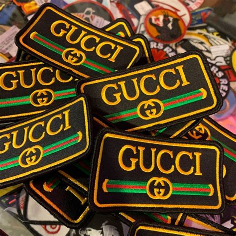 designer patches Gucci